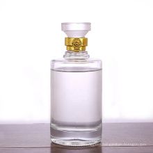 High quality 500ml clear glass whisky liquor alcohol bottles with stopper